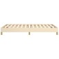 vidaXL Estructura de cama de tela color crema 120x200 cm vidaXL Estructura de cama de tela color crema 120x200 cm