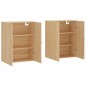 vidaXL Armario de pared 2 unidades roble Sonoma 69,5x34x90 cm vidaXL Armario de pared 2 unidades roble Sonoma 69,5x34x90 cm