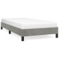 vidaXL Estructura de cama de terciopelo gris claro 80x200 cm vidaXL Estructura de cama de terciopelo gris claro 80x200 cm