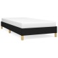 vidaXL Estructura de cama de tela negra 90x200 cm vidaXL Estructura de cama de tela negra 90x200 cm
