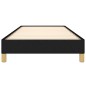 vidaXL Estructura de cama de tela negra 90x200 cm vidaXL Estructura de cama de tela negra 90x200 cm