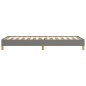 vidaXL Estructura de cama de tela gris oscuro 100x200 cm vidaXL Estructura de cama de tela gris oscuro 100x200 cm