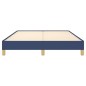 vidaXL Estructura de cama de tela azul 160x200 cm vidaXL Estructura de cama de tela azul 160x200 cm