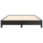 vidaXL Estructura de cama de cuero sintético negro 140x190 cm vidaXL Estructura de cama de cuero sintético negro 140x190 cm