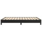 vidaXL Estructura de cama de cuero sintético negro 140x190 cm vidaXL Estructura de cama de cuero sintético negro 140x190 cm