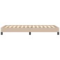 vidaXL Estructura de cama cuero sintético color capuchino 90x190 cm