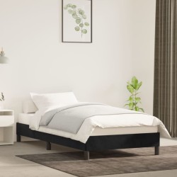 vidaXL Estructura de cama de terciopelo negro 80x200 cm