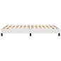 vidaXL Estructura de cama de cuero sintético blanco 120x200 cm vidaXL Estructura de cama de cuero sintético blanco 120x200 cm