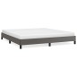 vidaXL Estructura de cama de cuero sintético gris 160x200 cm vidaXL Estructura de cama de cuero sintético gris 160x200 cm