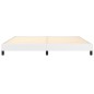 vidaXL Estructura de cama de cuero sintético blanco 200x200 cm