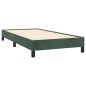 vidaXL Estructura de cama de terciopelo verde 100x200 cm