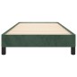 vidaXL Estructura de cama de terciopelo verde 100x200 cm