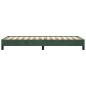 vidaXL Estructura de cama de terciopelo verde 100x200 cm