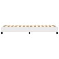 vidaXL Estructura de cama de cuero sintético blanco 100x200 cm vidaXL Estructura de cama de cuero sintético blanco 100x200 cm