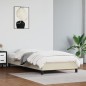 vidaXL Estructura de cama cuero sintético color crema 80x200 cm vidaXL Estructura de cama cuero sintético color crema 80x200 cm