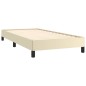 vidaXL Estructura de cama cuero sintético color crema 80x200 cm vidaXL Estructura de cama cuero sintético color crema 80x200 cm