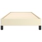 vidaXL Estructura de cama cuero sintético color crema 80x200 cm vidaXL Estructura de cama cuero sintético color crema 80x200 cm