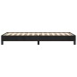 vidaXL Estructura de cama de terciopelo negra 90x200 cm