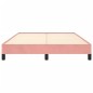 vidaXL Estructura de cama de terciopelo rosa 140x190 cm vidaXL Estructura de cama de terciopelo rosa 140x190 cm