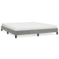 vidaXL Estructura de cama de terciopelo gris claro 160x200 cm vidaXL Estructura de cama de terciopelo gris claro 160x200 cm