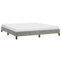 vidaXL Estructura de cama de terciopelo gris claro 160x200 cm vidaXL Estructura de cama de terciopelo gris claro 160x200 cm