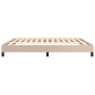vidaXL Estructura de cama de cuero sintético capuchino 180x200 cm vidaXL Estructura de cama de cuero sintético capuchino 180x200 cm