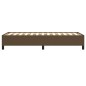 vidaXL Estructura de cama de tela marrón 90x190 cm vidaXL Estructura de cama de tela marrón 90x190 cm