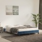vidaXL Estructura de cama de terciopelo azul 140x200 cm vidaXL Estructura de cama de terciopelo azul 140x200 cm