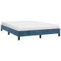vidaXL Estructura de cama de terciopelo azul 140x200 cm vidaXL Estructura de cama de terciopelo azul 140x200 cm