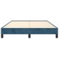 vidaXL Estructura de cama de terciopelo azul 140x200 cm vidaXL Estructura de cama de terciopelo azul 140x200 cm