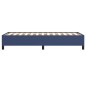 vidaXL Estructura de cama de tela negro 100x200 cm vidaXL Estructura de cama de tela negro 100x200 cm