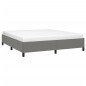 vidaXL Estructura de cama tela gris oscuro 180x200 cm