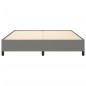vidaXL Estructura de cama tela gris oscuro 180x200 cm