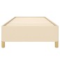 vidaXL Estructura de cama de tela color crema 90x200 cm vidaXL Estructura de cama de tela color crema 90x200 cm
