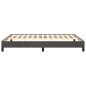vidaXL Estructura de cama de terciopelo gris oscuro 140x200 cm vidaXL Estructura de cama de terciopelo gris oscuro 140x200 cm