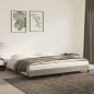vidaXL Estructura de cama de terciopelo gris claro 180x200 cm vidaXL Estructura de cama de terciopelo gris claro 180x200 cm