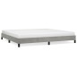 vidaXL Estructura de cama de terciopelo gris claro 180x200 cm vidaXL Estructura de cama de terciopelo gris claro 180x200 cm