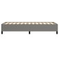 vidaXL Estructura de cama de tela gris oscuro 100x200 cm vidaXL Estructura de cama de tela gris oscuro 100x200 cm