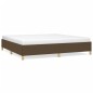 vidaXL Estructura de cama tela marrón oscuro 200x200 cm vidaXL Estructura de cama tela marrón oscuro 200x200 cm