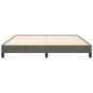 vidaXL Estructura de cama de terciopelo gris oscuro 180x200 cm vidaXL Estructura de cama de terciopelo gris oscuro 180x200 cm