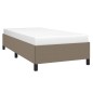 vidaXL Estructura de cama de tela gris taupe 80x200 cm