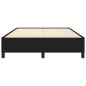 vidaXL Estructura de cama de tela negro 140x190 cm vidaXL Estructura de cama de tela negro 140x190 cm