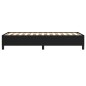vidaXL Estructura de cama de tela negra 90x200 cm vidaXL Estructura de cama de tela negra 90x200 cm