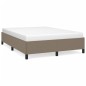 vidaXL Estructura de cama de tela gris taupe 140x190 cm vidaXL Estructura de cama de tela gris taupe 140x190 cm