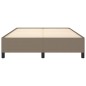 vidaXL Estructura de cama de tela gris taupe 140x190 cm vidaXL Estructura de cama de tela gris taupe 140x190 cm