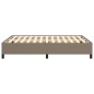 vidaXL Estructura de cama de tela gris taupe 140x190 cm vidaXL Estructura de cama de tela gris taupe 140x190 cm