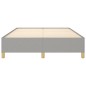 vidaXL Estructura de cama de tela gris claro 140x200 cm vidaXL Estructura de cama de tela gris claro 140x200 cm
