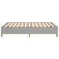 vidaXL Estructura de cama de tela gris claro 140x200 cm vidaXL Estructura de cama de tela gris claro 140x200 cm