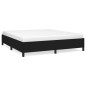 vidaXL Estructura de cama de tela gris claro 160x200 cm