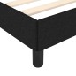 vidaXL Estructura de cama de tela gris claro 160x200 cm